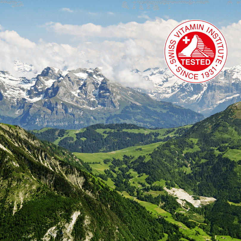 Swiss Vitamin Institute (SVI) seal.